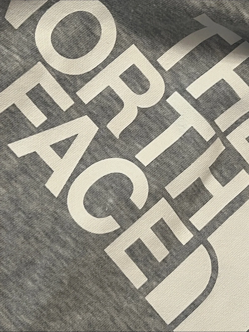 The North Face - Light Gray Logo Pullover Hoodie, Great Condition! Size L - Picture 7 of 10
